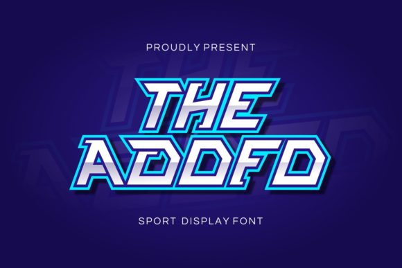 Adofo: A Futuristic Display Font for Creative Projects