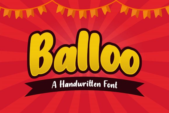 Balloo: A Joyful Display Font