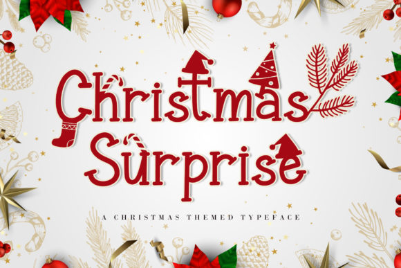 Christmas Surprise Font for Festive Design