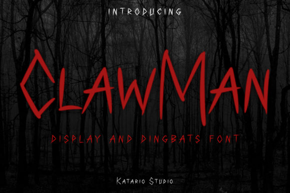 ClawMan: A Halloween Font for Web Design