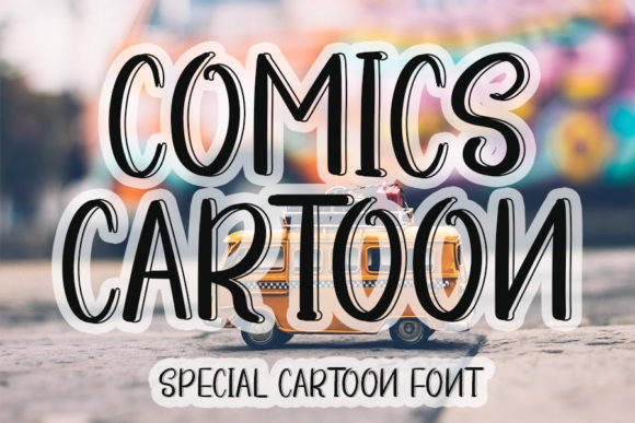 Comics Cartoon Font for Web Design
