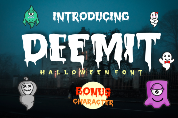 Deemit: A Fun Display Font for Creative Marketing