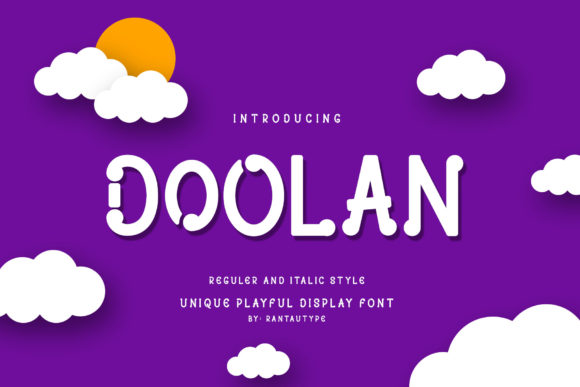 Doolan: A Playful Display Font for Creative Campaigns