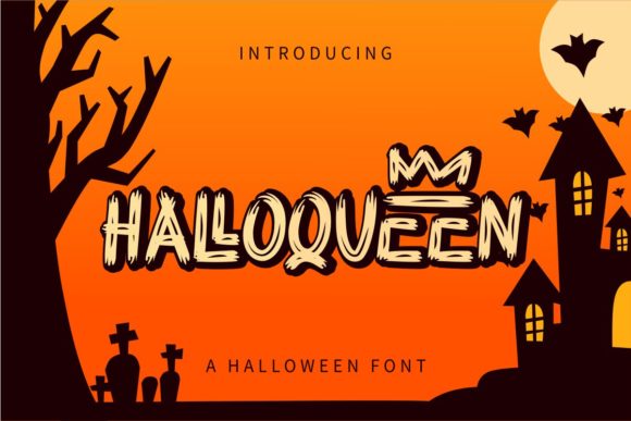 Halloqueen: A Spooky Display Font