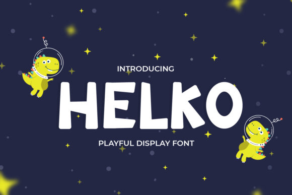 Helko: A Cute Display Font for Creative Web Design