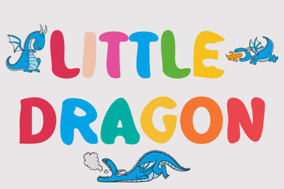 Little Dragon Font for Web Design