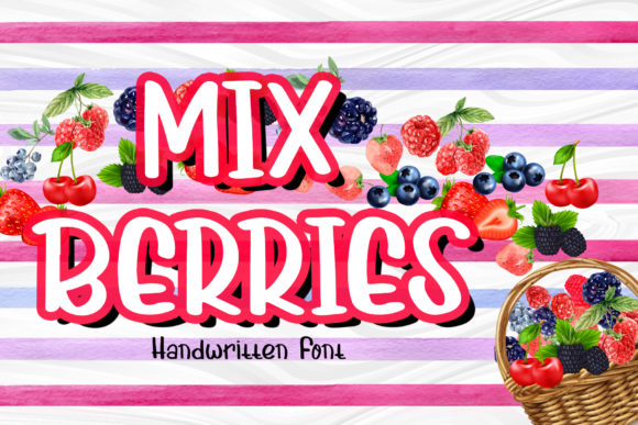 Mix Berries: A Sweet Display Font