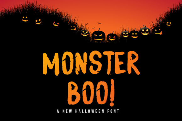 Monster Boo Font for Web Design