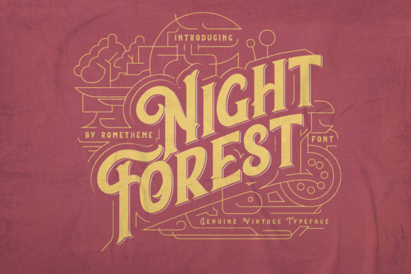 Night Forest Font: A Creative Choice