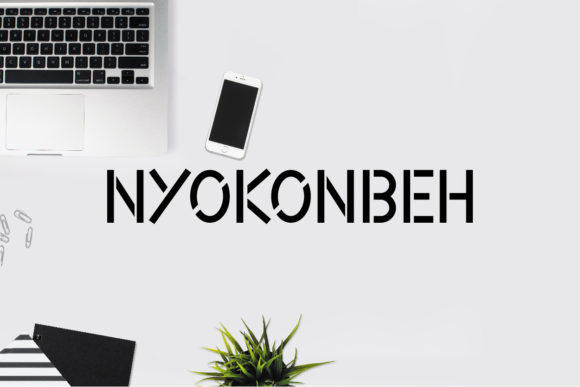 Nyokonbeh: A Creative Display Font