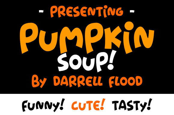 Pumpkin Soup Font for Creative Makers