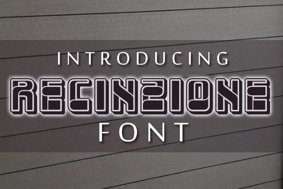 Recinzione: A Bold Font for Business