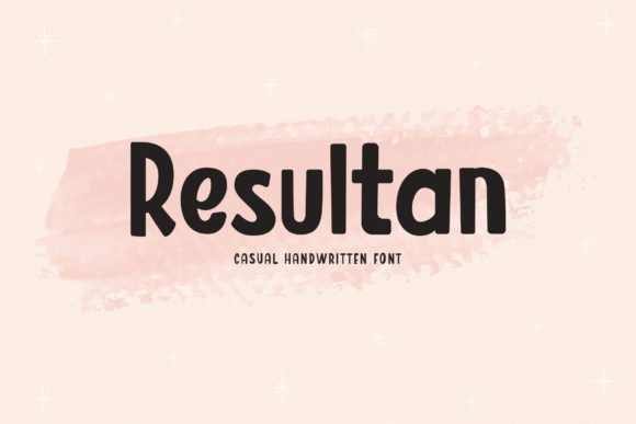 Resultan: A Font for Clear, Creative Campaigns