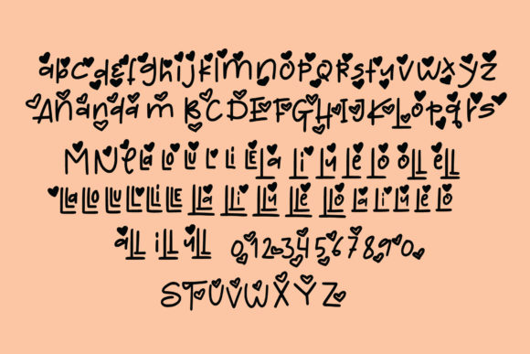 Santa Love Font for Creative Projects