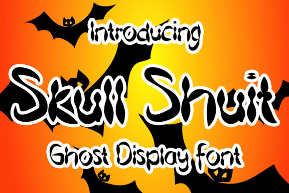 Skull Shuit: A Spooky Display Font