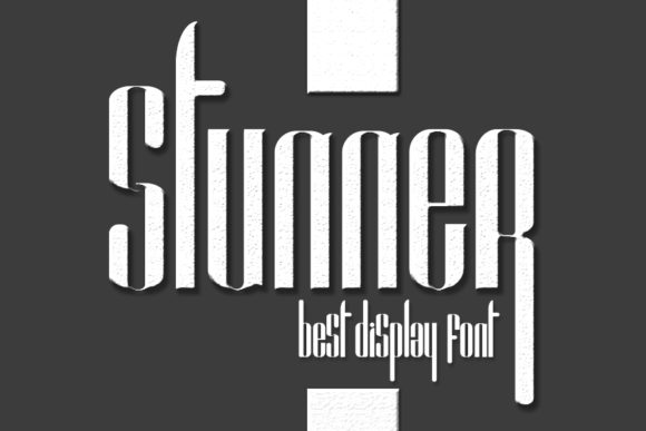 Stunner: A Bold Vintage Font for Creative Projects