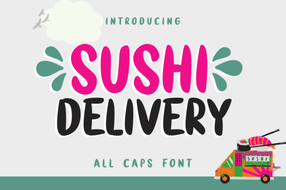 Sushi Delivery Font Review