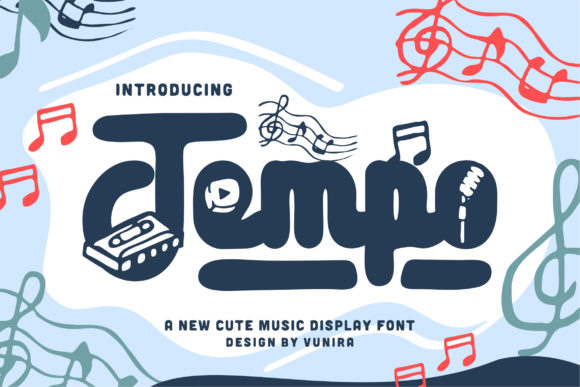 Tempo: A Fun Display Font for Creative Projects