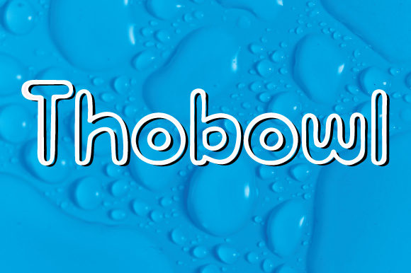 Thobowl: A Sweet Display Font for Web Design